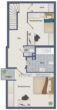 Grundriss-Skizze 3. OG - Ca. 100 m² Maisonette-Wohnung in 22926 Ahrensburg