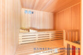 Sauna - Erweiterbares Einfamilienhaus mit Traumgarten in Sackgassenendlage, 22145 Meiendorf/Grenze Volksdorf