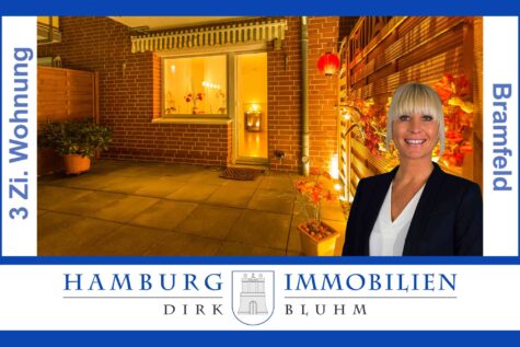 Ruhige 3-Zimmerwohnung ca. 65 m² in 22179 Hamburg-Bramfeld, 22179 Hamburg, Erdgeschosswohnung