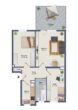 Grundriss-Skizze - Ruhige 3-Zimmerwohnung ca. 65 m² in 22179 Hamburg-Bramfeld
