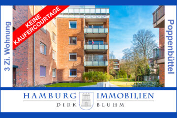 Vermietete und gepflegte 3-Zimmerwohnung mit Süd-Balkon in 22399 Hamburg-Poppenbüttel, 22399 Hamburg, Etagenwohnung